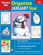 ORGANIZE JANUARY NOW! (GRS. 2-3) By The Mailbox Books Staff **Mint Condition**