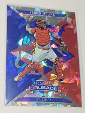 Yadier Molina - 2025 Panini Crusade Cracked Ice Prizm Holo #85 card - Cardinals