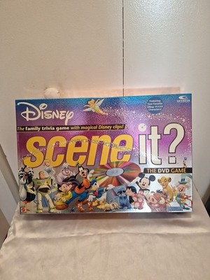 Disney Scene It? Family Trivia Board Game DVD Original Edition (Complete)