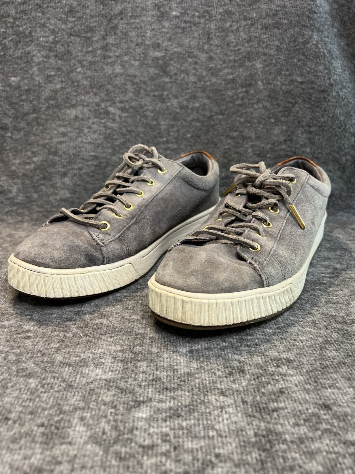 Sperry STS85728 Womens Size 10 Vulcanized Anchor Plushwave LTT Grey Suede Shoes