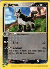 Mightyena 42/109 Uncommon Ruby & Sapphire Pokemon Damaged on eBay