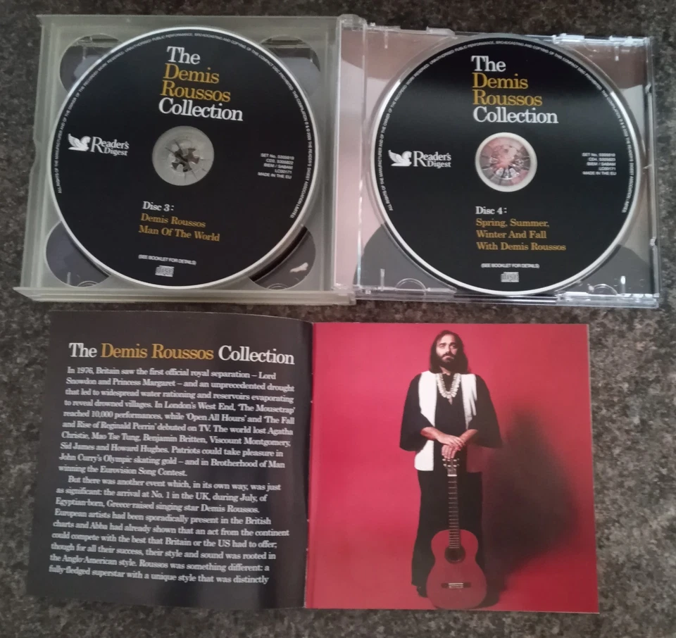 THE DEMIS ROUSSOS COLLECTION - READER'S DIGEST 2008 4CD BOX SET  - Image 4 of 4