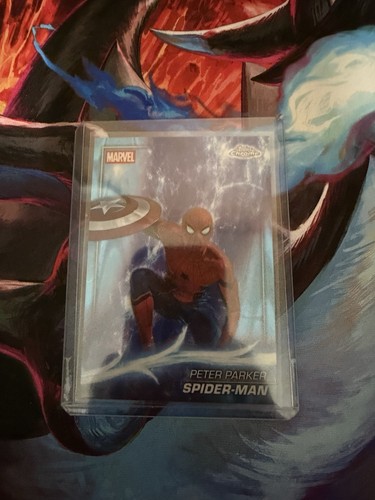 Peter Parker Spider-Man Blue Raywave - 2025 Topps Chrome Marvel Studios #61