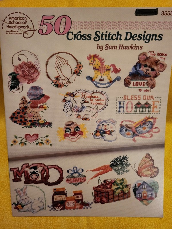 "50 Cross Stitch Designs" Pattern Booklet