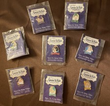 Vintage Disney Snow White 7 Dwarfs Pin Set NO...