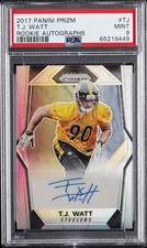 2017 PANINI PRIZM RC AUTOS #TJ T.J. WATT PSA 9 AUTO