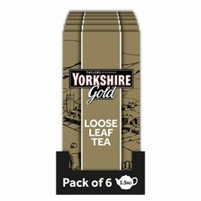 Yorkshire Tea Gold Loose Leaf Tea Total of 1.5 kg (6 Packs of 250 g)