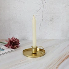 Candlestick Candle Holder Wedding Party Vintage Retro Style Desktop Adornmen QH