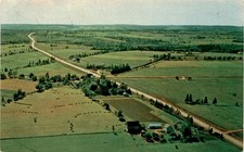 Trans Canada Highway, Clyde River, Prince Edward Island, Canada, Postcard
