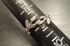 STUNNING VINTAGE ESTATE SIGNED STERLING SILVER FLORAL SZ 9 RING! G34191