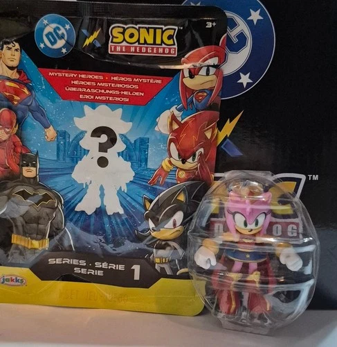 Jakk's Pacific DC X Sonic the Hedgehog 2.5" Mystery Amy as Wonder Woman