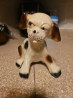 Vintage 1950s McCoy Pottery Puppy Planter Ceramics Vase Beagle Dog Figurine USA