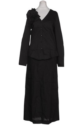 Heine Anzug Damen Kostüm Set Zweiteiler Gr. EU 34 Baumwolle Schwarz #725ujlx
