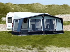 Isabella Capri Lux Awning 825cm, Blue, Carbon X Frame with annex