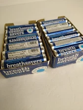 24x BREATH SAVERS Peppermint Sugar Free Breath Mints Rolls 0.75 oz BB 03/2026