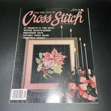 FOR THE LOVE OF CROSS STITCH MAGAZINE 22 PROJECTS IN ISSUE JANUARY 1990