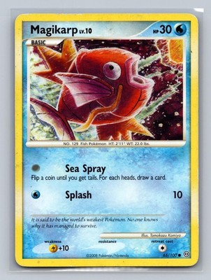 Magikarp 65/100 Common Stormfront Pokemon Lightly Played