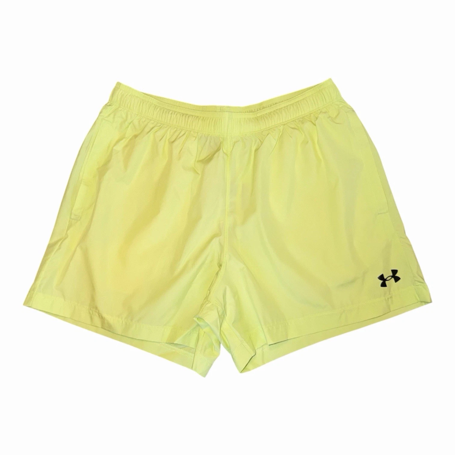 NEW Under Armour UA Tech Woven 5” Shorts Mens Large Neon Running Gym Athleisure
