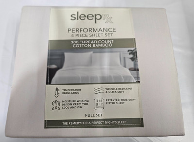 Sleep RX  300 Thread Count Cotton Bamboo Sheet Sets