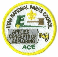 BSA UNPC Utah National Parks Council Applied Concepts of Exploring ACE patch