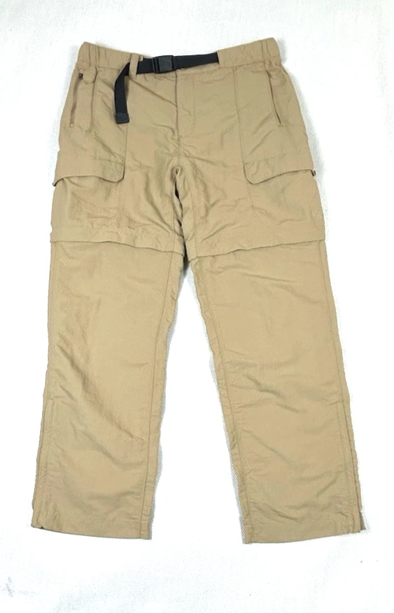 The North Face Men's Large Convertible Cargo Belted Paramount Peak Zip Off 36x31