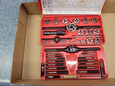 Snap-on Usa 21-piece Metric Tap And Die Set No Tdm-117a Nice Snap-on Usa 21-piece Metric Tap And Die Set No Tdm-117a Nice