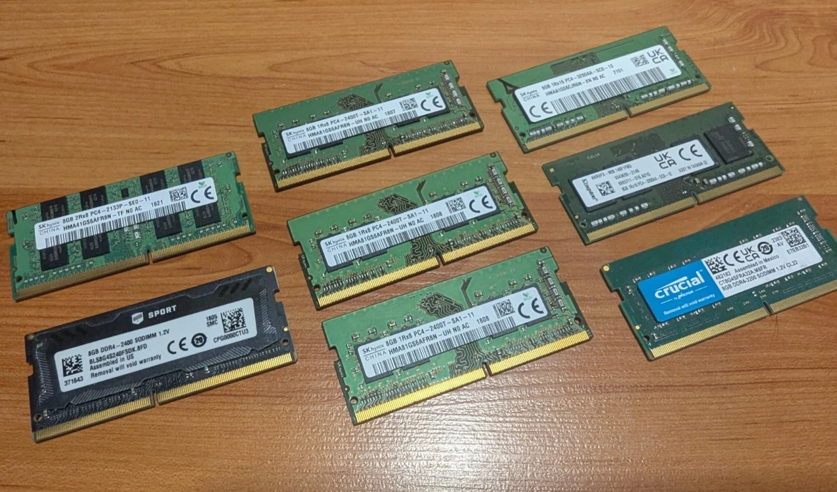 25+ Kingston DDR4 SDRAM 8 GB Capacity per Module Memory (RAM) for