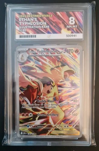 Pokémon TCG Destined Rivals Ethan's Typhlosion Card 190 Ace 8