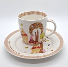 Winnie the Pooh Folk Tales Cup and Saucer by Queen Gifts Fine Bone China