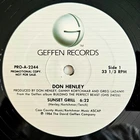 ROCK - DON HENLEY - SUNSET GRILL - GEFFEN RECORDS PROMO - EAGLES
