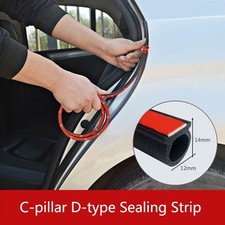 5M/16FT Car Window Edge Door Strip Seal Rubber Weatherstrip Guard Moulding Trim