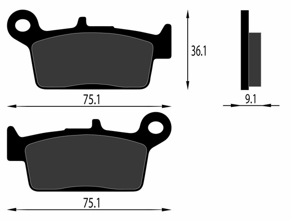 BremsbelÄGe Vorne Kymco CX Super 50 1994 1995 1996 1997-image
