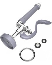 Pre Rinse Sprayer for Kitchen:Commercial Sink Dish Sprayer, Gray