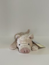 Vintage Russ Wishlings Pickles Pig Piggy Plush 9  Pink Farm Animal Farmhouse Tag