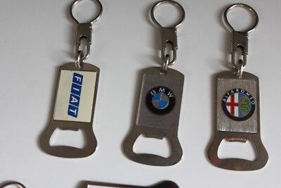 KRYMSON 2 portachiavi in metallo per auto, portachiavi auto, regalo per auto, portachiavi da uomo, portachiavi per auto, adatto per uomini e donne, da appendere a zaini e borse, argento, Taglia unica