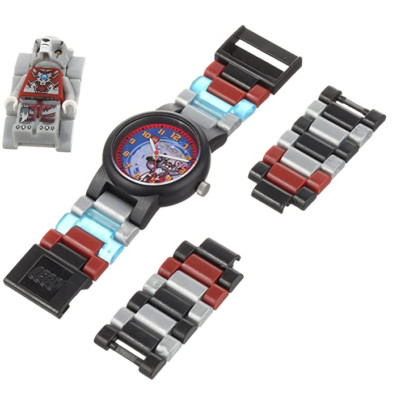 LEGO Kids' 9000423 Legends of Chima Worriz Plastic Watch with Link Bracelet and 