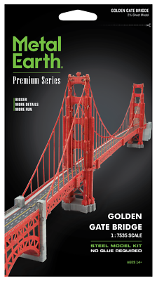 Fascinations Premium Series GOLDEN GATE BRIDGE 3D Metal Earth
