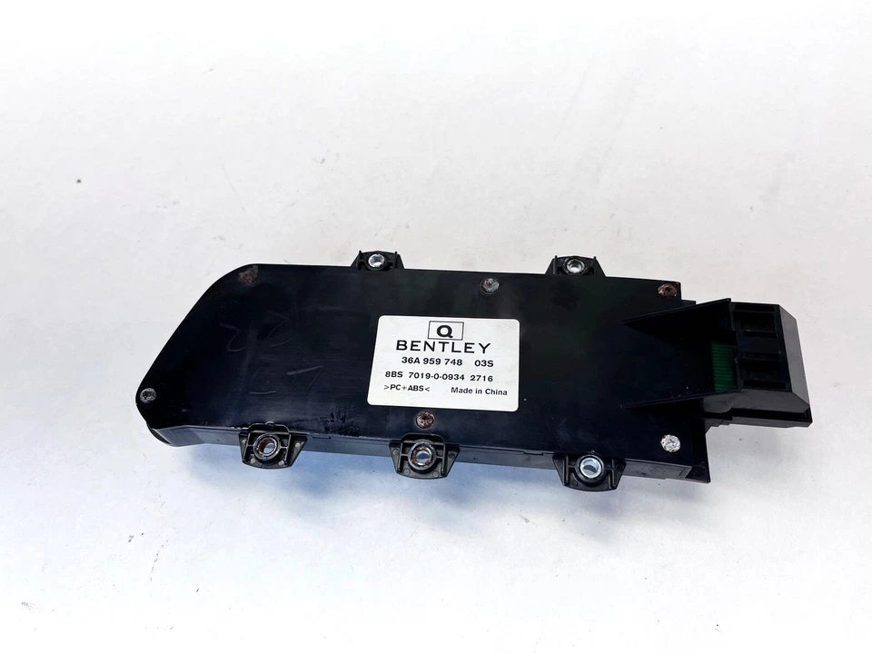 16-22 BENTLEY BENTAYGA DELANTERO DERECHO PASO ASIENTO AJUSTE INTERRUPTOR CONTROL OEM Foto 2 de 4