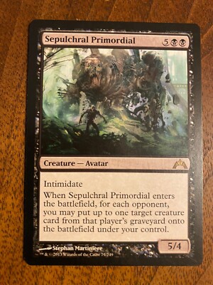 mtg gatecrash card prices Magic: The Gathering Booster Box in Toys MTG Sepulchral Primordial Gatecrash 75/249