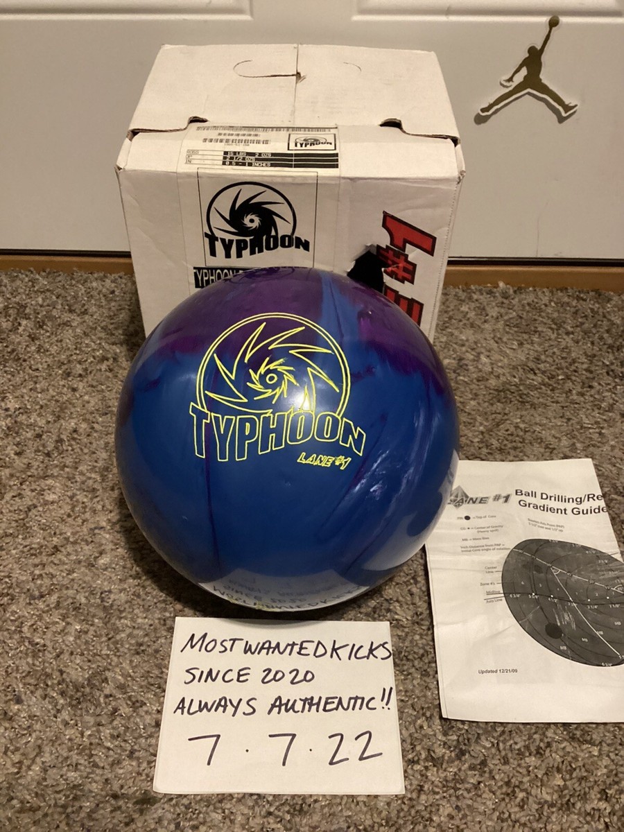 DS 2014 15LB Lane #1 Typhoon Pearl 2nd Bowling Ball NIB Rare