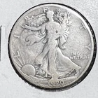 1920-D WALKING LIBERTY HALF DOLLAR ~ VG
