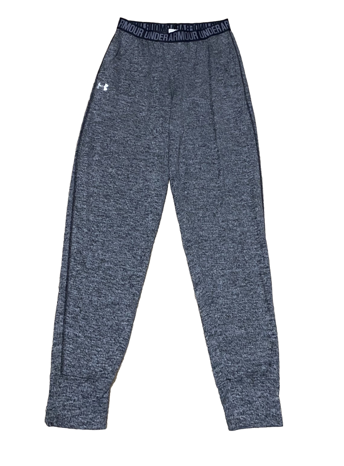 Under Armour Joggers Mens Lounge Pants Athletic Sports S Gray Pockets Heat Gear thumbnail 10