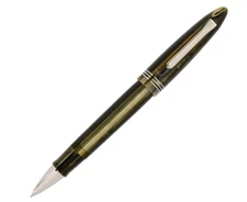 Tibaldi Bononia Martini Olive Resin Rollerball Pen, Palladium Trim, New in Box