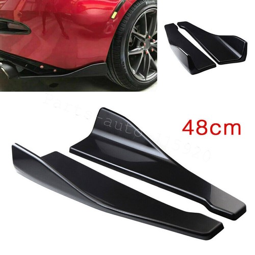 Front Bumper Lip Spoiler Splitter Kits Side Skirts For Genesis G70 US STOCK - Picture 12 of 14