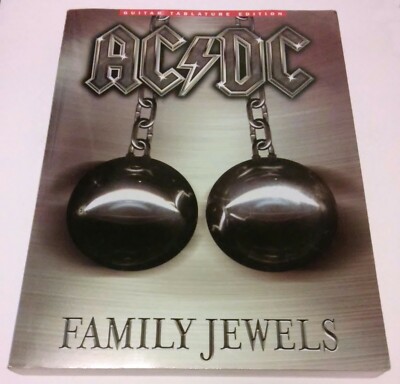 RARE - AC/DC FAMILY JEWELS GUITAR TABLATURE EDITION NOTE BOOK SONG BOOK ...