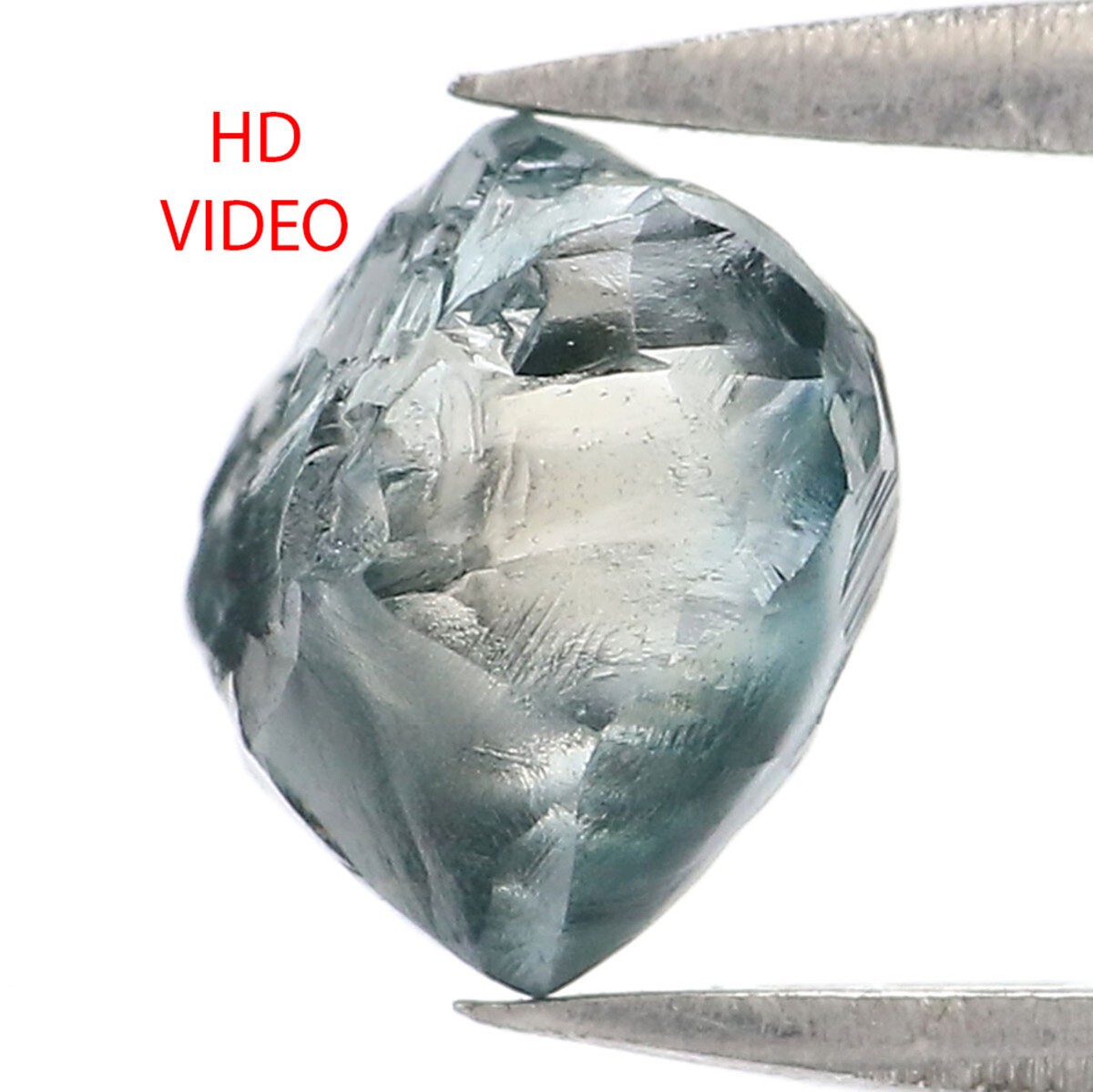 Deluxe Rough Diamond 22センチ 1.48 CT Natural Loose Rough Shape Diamond 6.75 MM Blue Color Rough