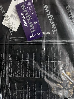 Targus 15.6IN 39.6cm Octave Backpack Black Brand New Sealed For Laptop
