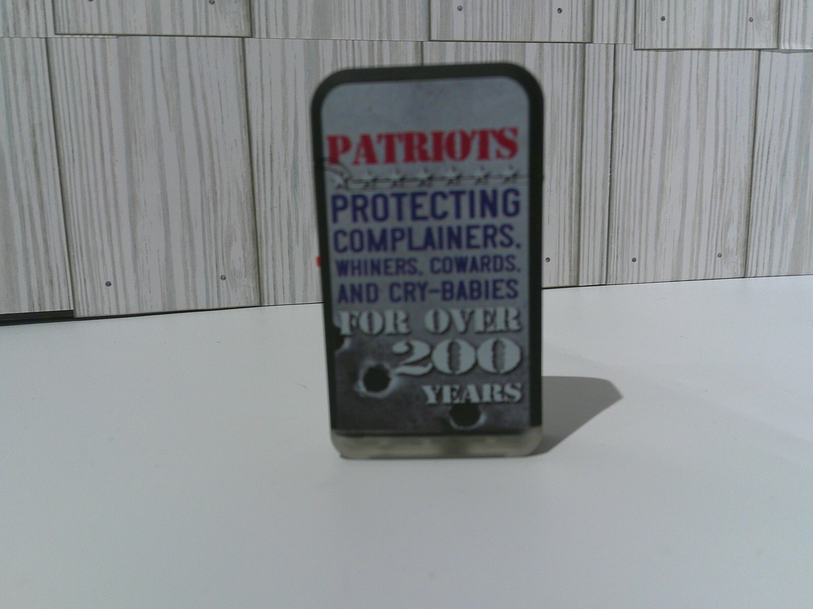 Tactical Torch Lighter/Blue Flame/Patriots Protecting Compla