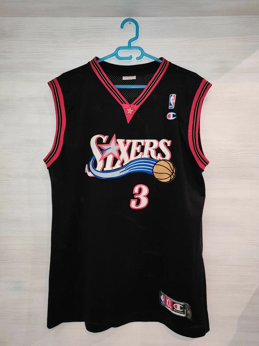 PHILADELPHIA SIXERS *IVERSON* NBA CHAMPION SHIRT S