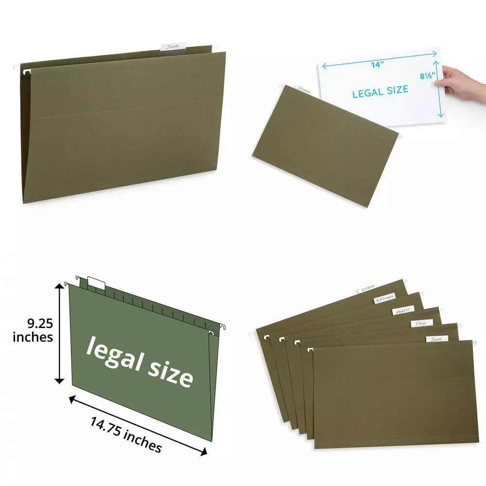 Legal size outlet file folders